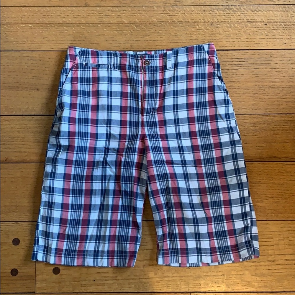 Boys plaid shorts